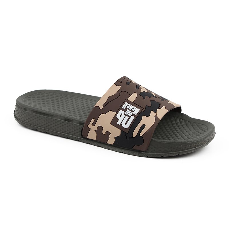 Olicom Slides Slippers Pool Beach Bathroom Sandals Non-slip Comfortable Sole Camouflage Slides Sandals Mens Slippers Mens Slides