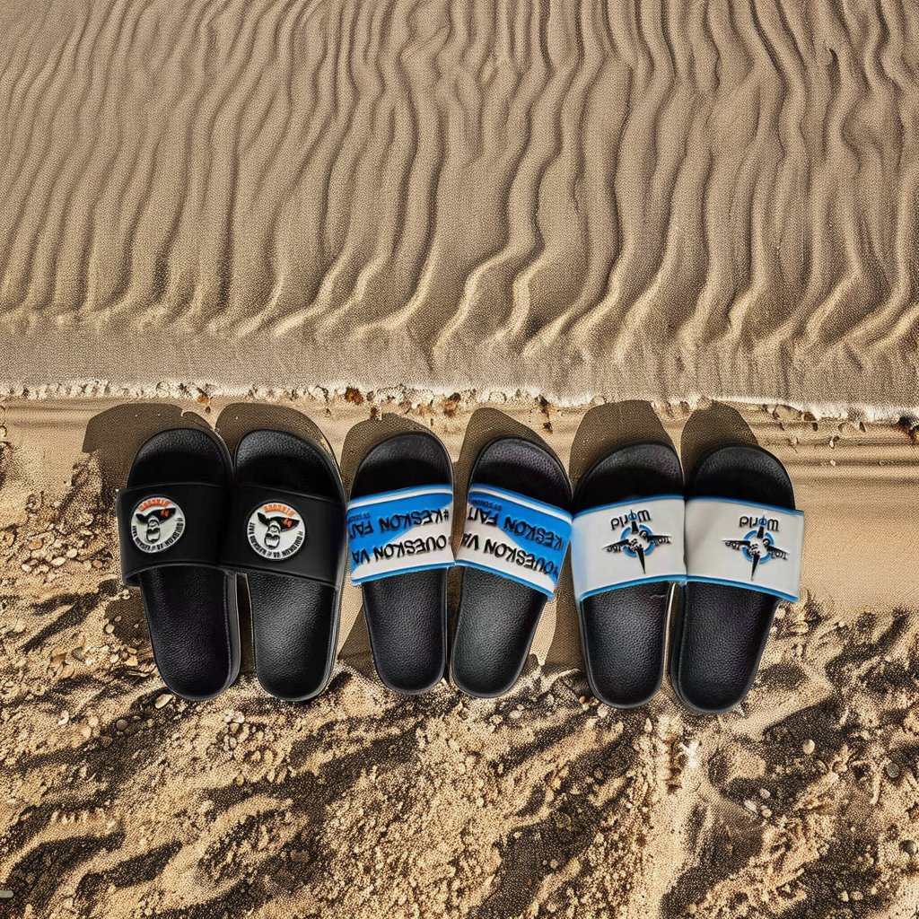 Premium Men's All-Match Designer Pink Flat Slippers Unique Outdoor Use Summer Slippers for Winter