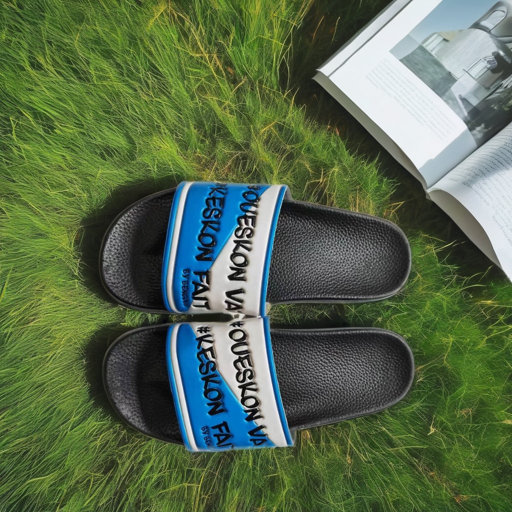 Premium Men's All-Match Designer Pink Flat Slippers Unique Outdoor Use Summer Slippers for Winter