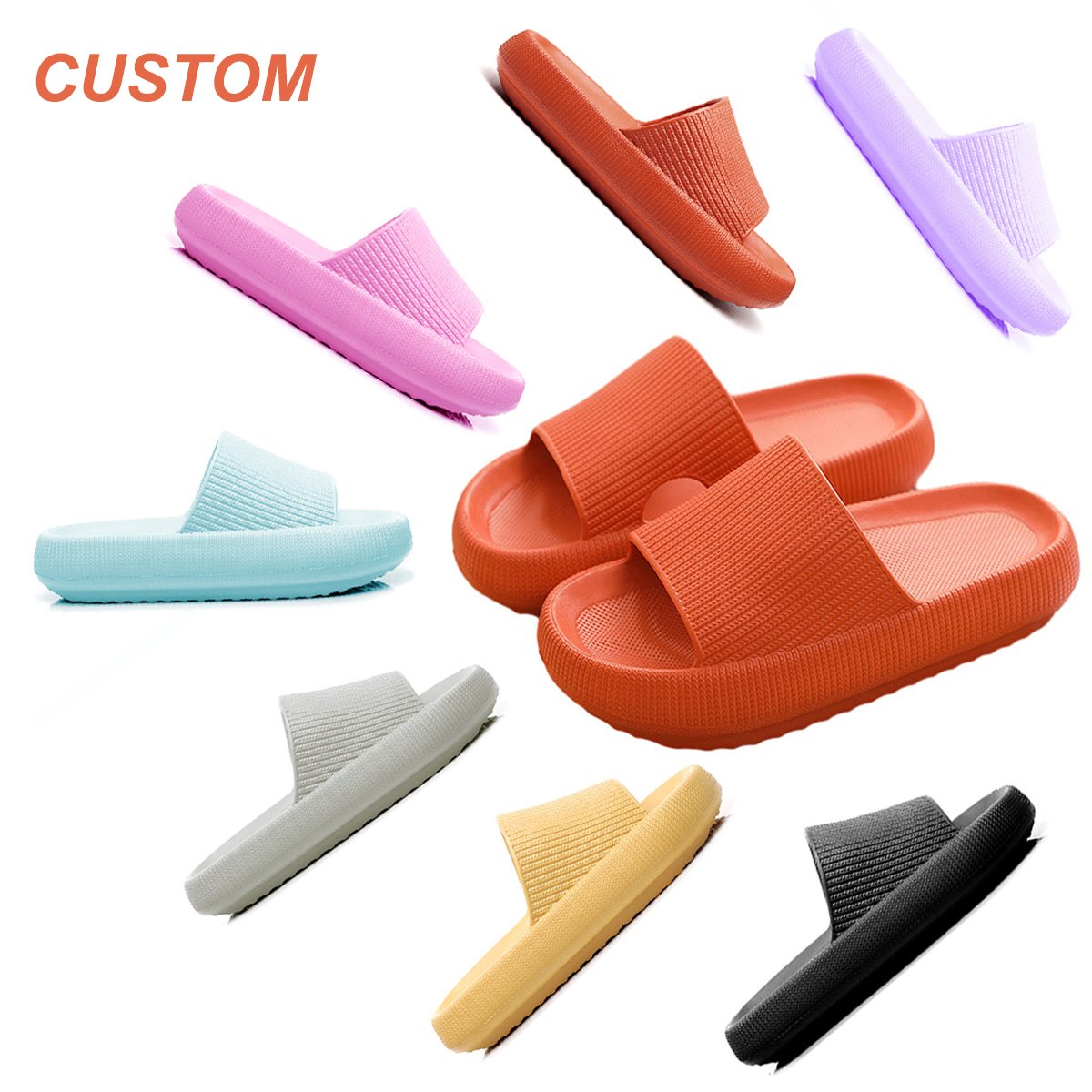 Dropshipping Pillow Cloud Slipper Casual EVA Shoes Women Slipper Flip Flop Thick Sole Sandals Ladies Platform Big Size Slides