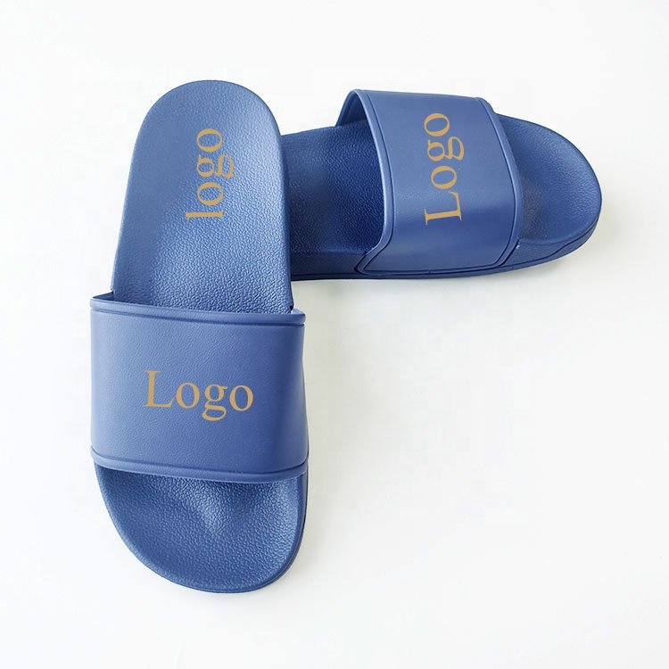 Custom Logo Blank Sandals PVC Men Slippers, Women Slid Sandals Flip Flops Unisex Summer Footwear