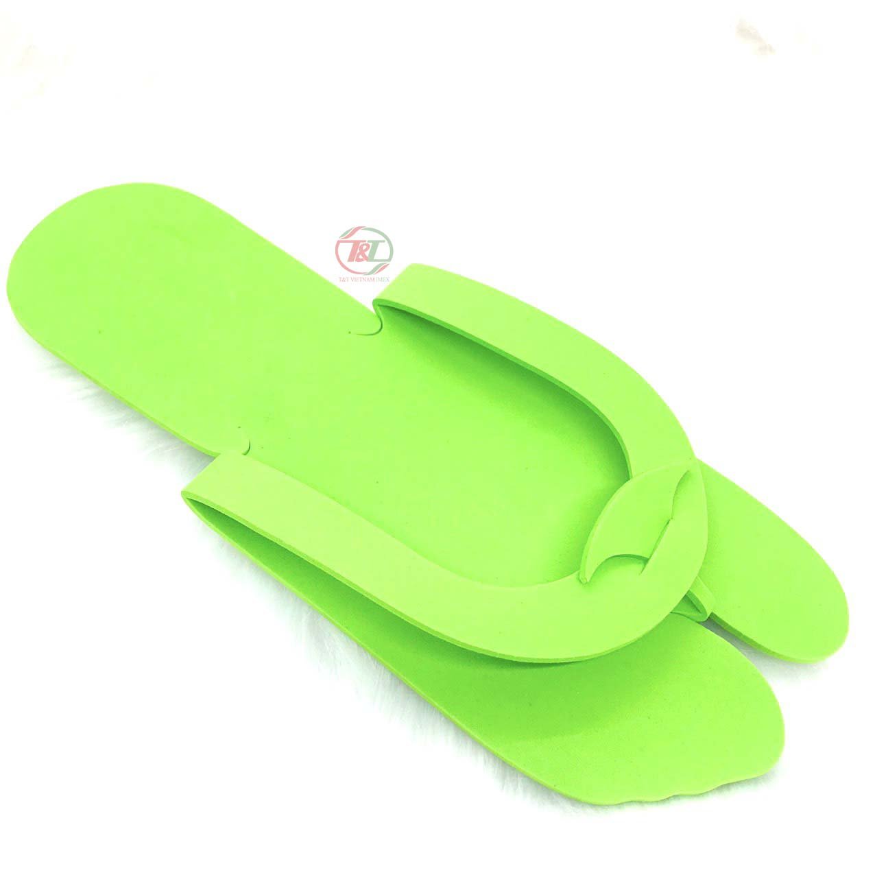 Vietnam Wholesale Lightweight Colorful Unisex Disposable Pedicure Flip Flop Eva Foam Slippers for Nail Beauty Salon Hotel Use