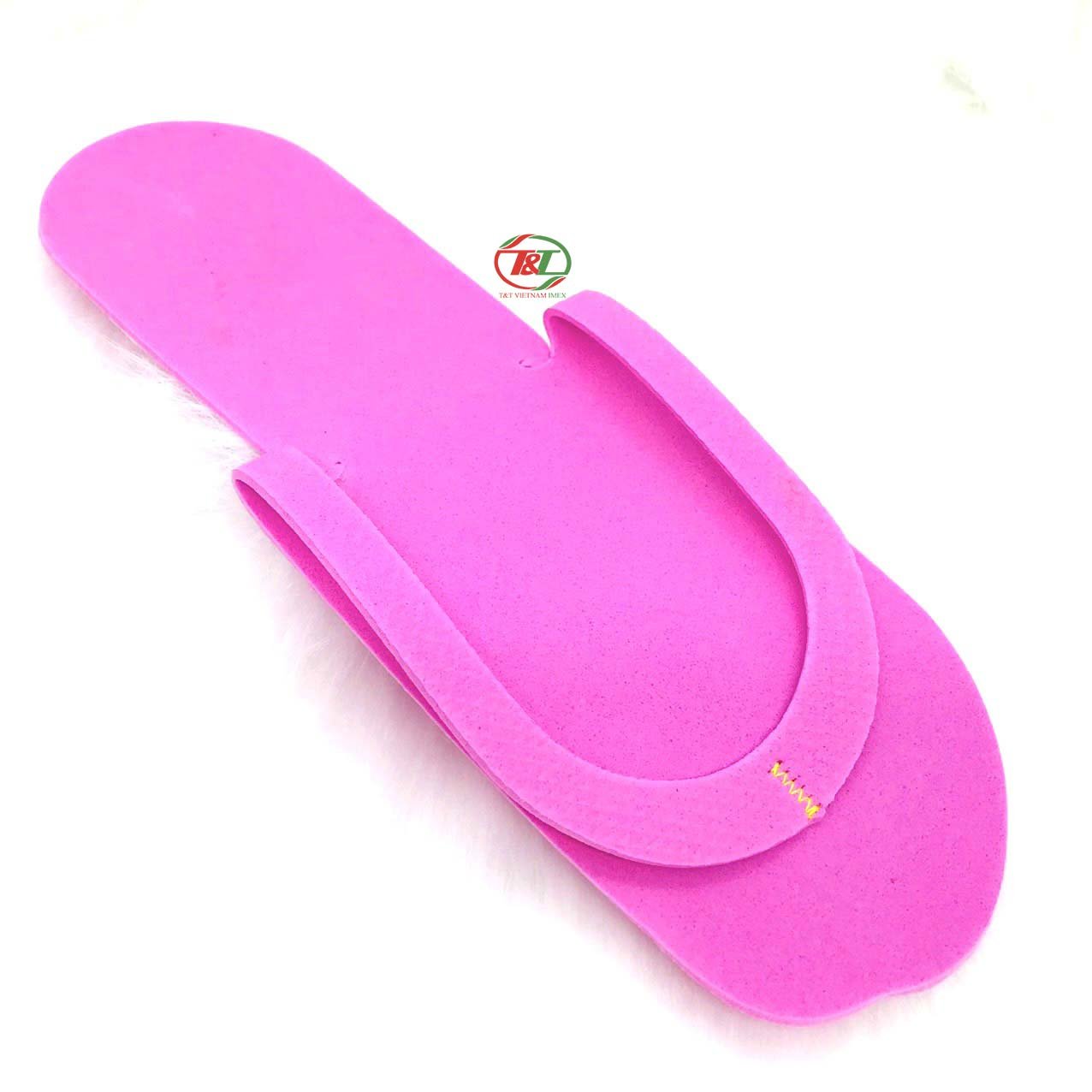 Vietnam Wholesale Lightweight Colorful Unisex Disposable Pedicure Flip Flop Eva Foam Slippers for Nail Beauty Salon Hotel Use