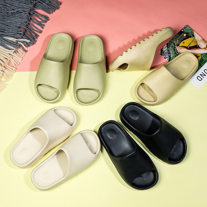 Custom Printing Logo Pattern Unisex Black Plain Men's Eva Pvc Sandals Slides Slippers