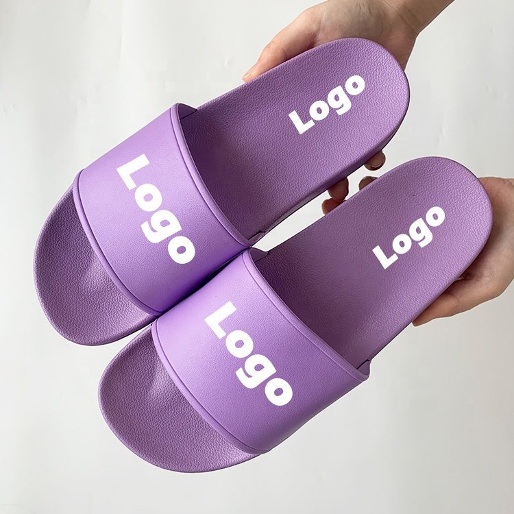 Hot Sale Custom Printing Logo Beach Summer Sandals New Zealand Style Women Slide bathroom PVC Slide Slippers