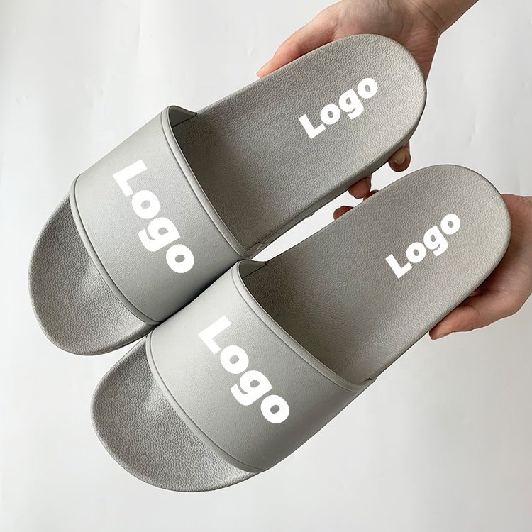 Hot Sale Custom Printing Logo Beach Summer Sandals New Zealand Style Women Slide bathroom PVC Slide Slippers