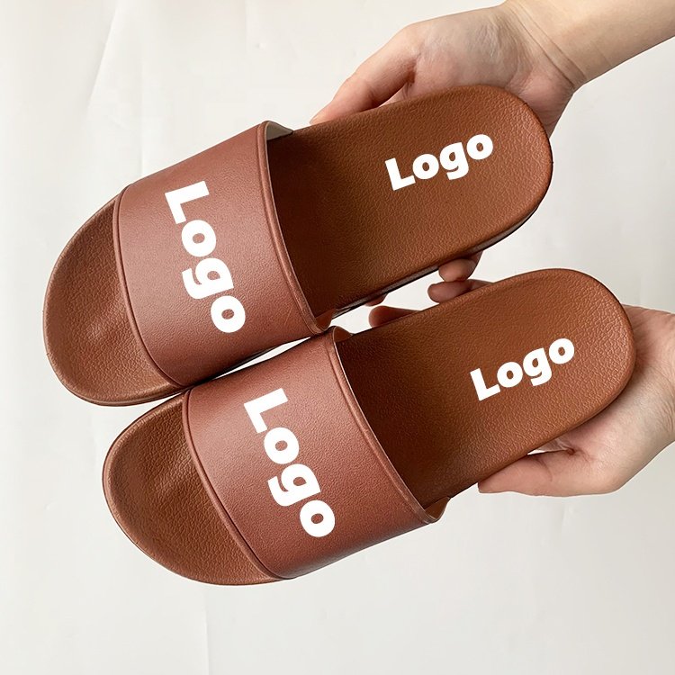 Hot Sale Custom Printing Logo Beach Summer Sandals New Zealand Style Women Slide bathroom PVC Slide Slippers