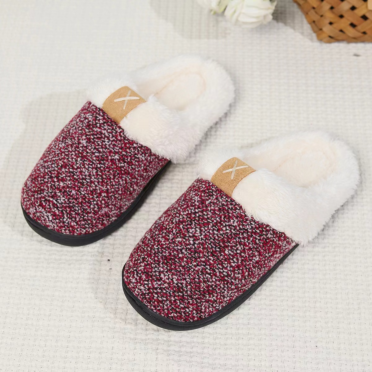 2024 Arch Support Home home linen slipper unisex house cotton slides slipper washable home Thermal Slippers