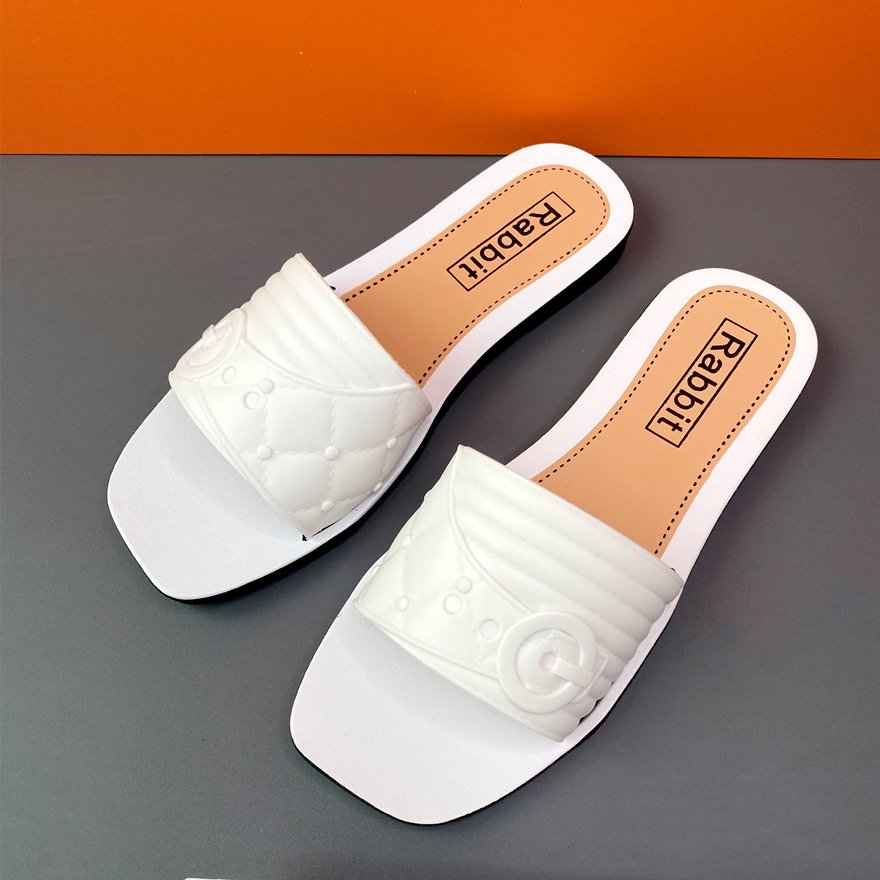 Custom logo Luxury ladies slides slippers outdoor flat sandals lady shoes babouche woman