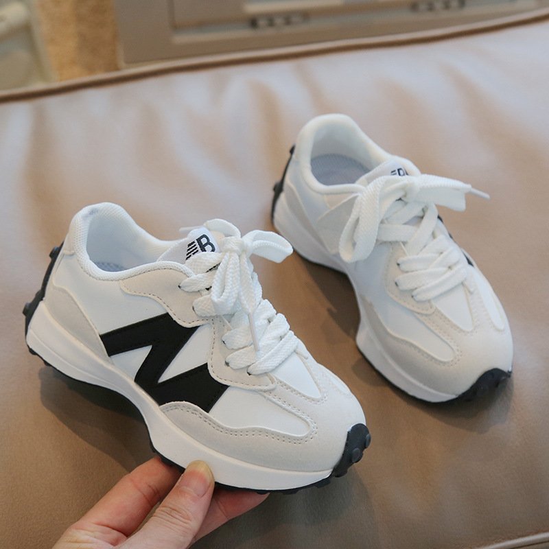 Korean Style Girls boy sport sneaker shoes 2024 Autumn New Children's All-match Breathable Casual Shoes
