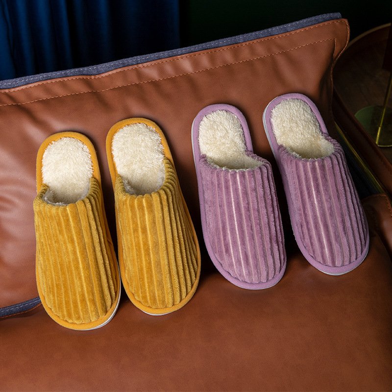 Winter House women warm slippers shoes autumn winter non-slip indoor home plush slippers