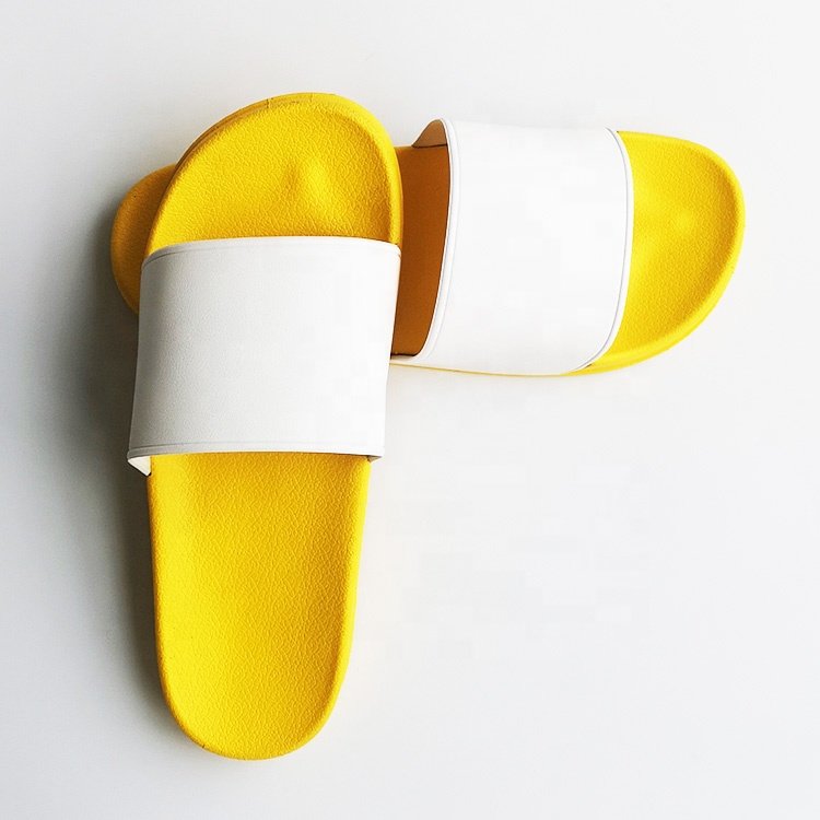 OEM Custom White Slides Footwear Sandal PVC,Design Logo Slippers Men Plain Blank Slide, Customized Logo Women Black PVC Shoes