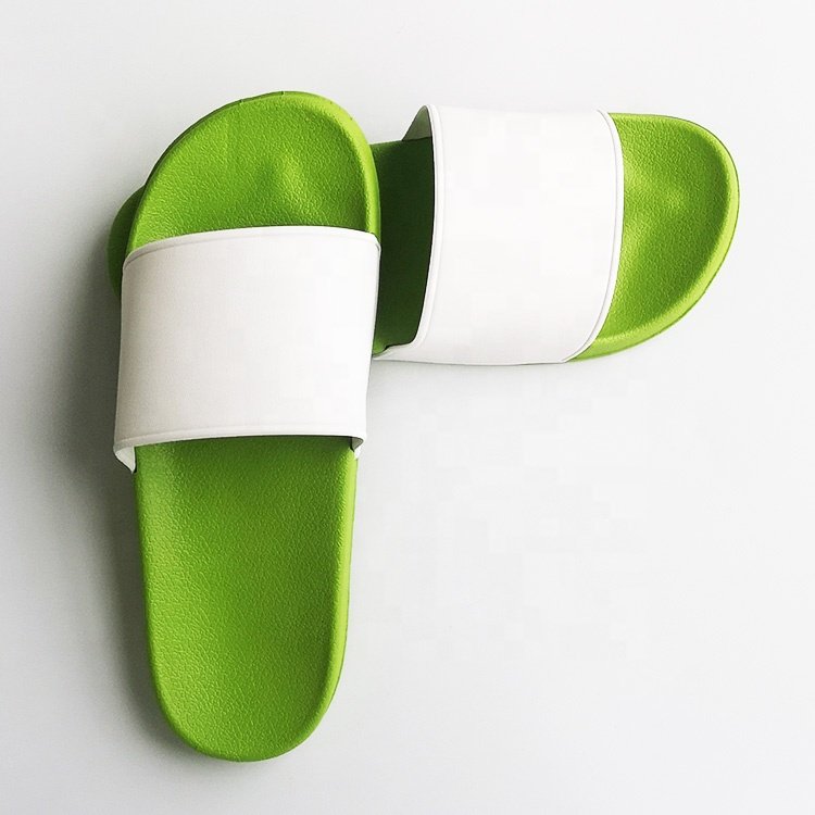 OEM Custom White Slides Footwear Sandal PVC,Design Logo Slippers Men Plain Blank Slide, Customized Logo Women Black PVC Shoes