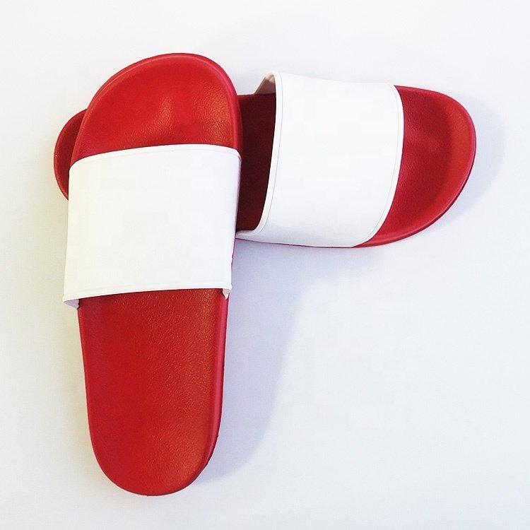 OEM Custom White Slides Footwear Sandal PVC,Design Logo Slippers Men Plain Blank Slide, Customized Logo Women Black PVC Shoes
