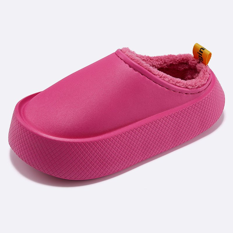 Hot sale Winter Fashion Fur slippers Warm Soft Indoor house shoes slides EVA Sole footwear