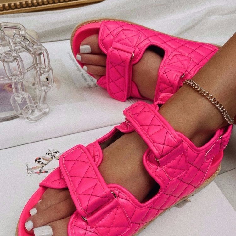 Fashion Styles Summer Women's Sandals High Quality Soft Women Slides Woven Beautiful Sandals For Women and Ladies