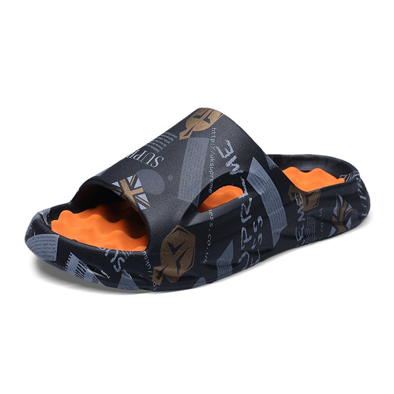 Summer Anti Slip Unisex Home Breathable Slippers Indoor Outdoor Fashion Non-slip Cool Slides Slippers for Men