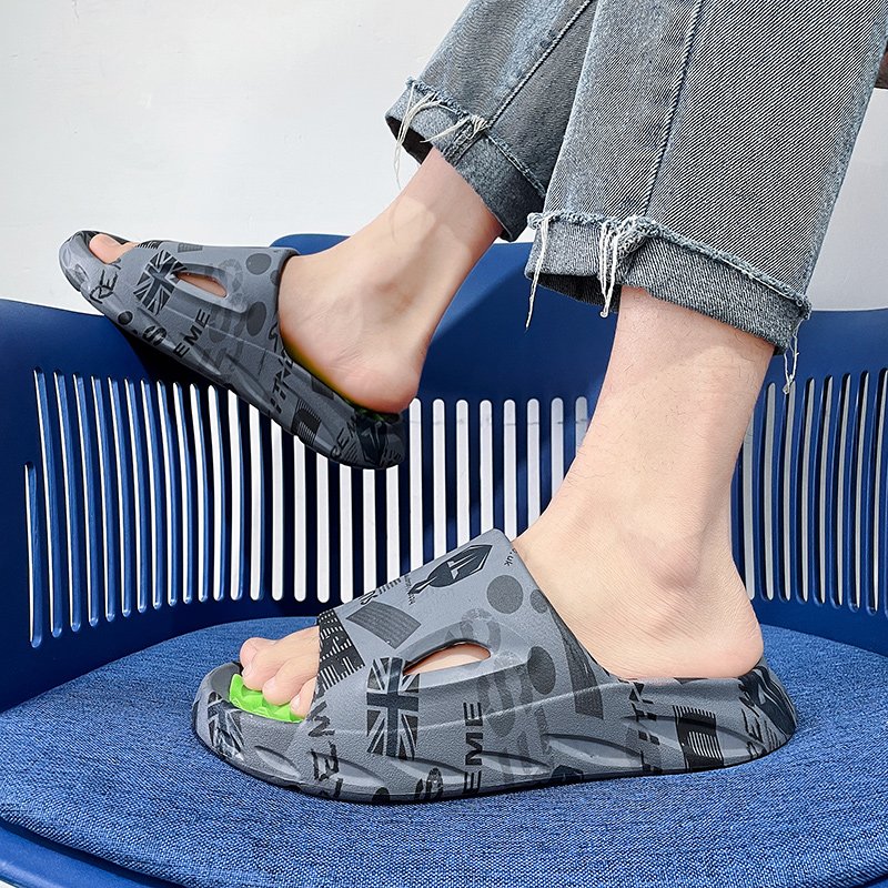 Summer Anti Slip Unisex Home Breathable Slippers Indoor Outdoor Fashion Non-slip Cool Slides Slippers for Men