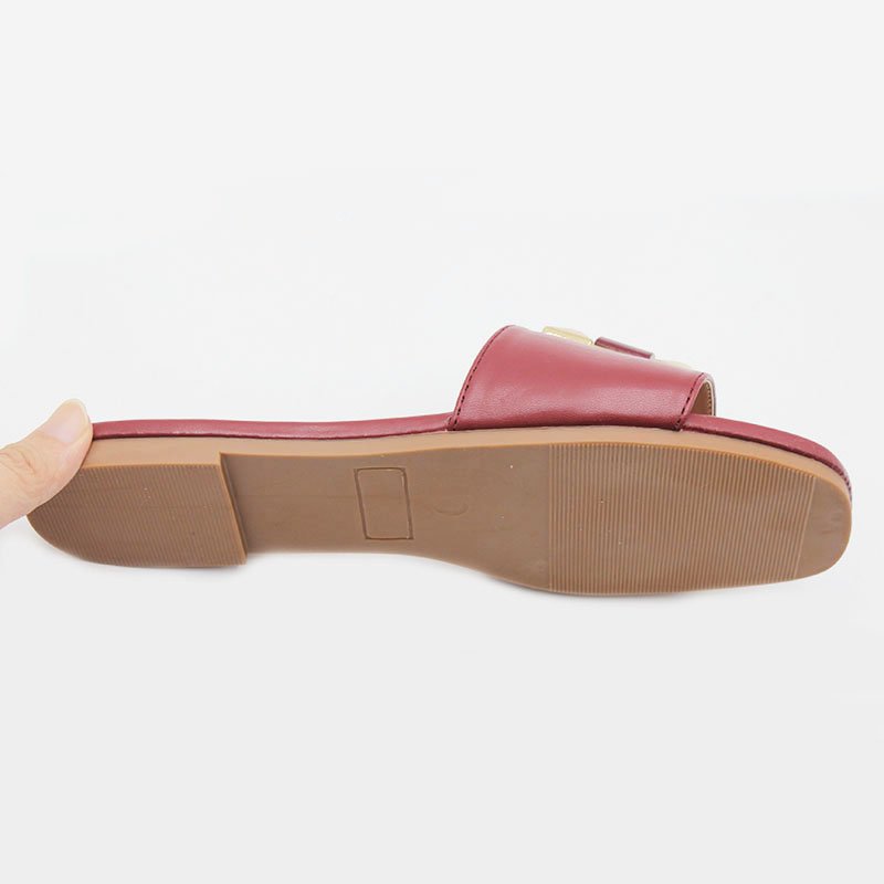 2023 ladies flat slip on beach slides high quality ladies wholesale cheap price slipper fashion daily life for women and lady