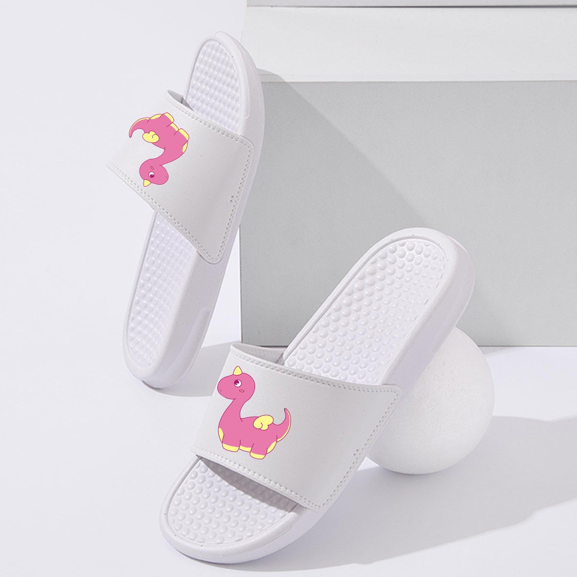 Custom private label men ladies unisex pvc slip on slides slippers sandals custom logo massage slides for women