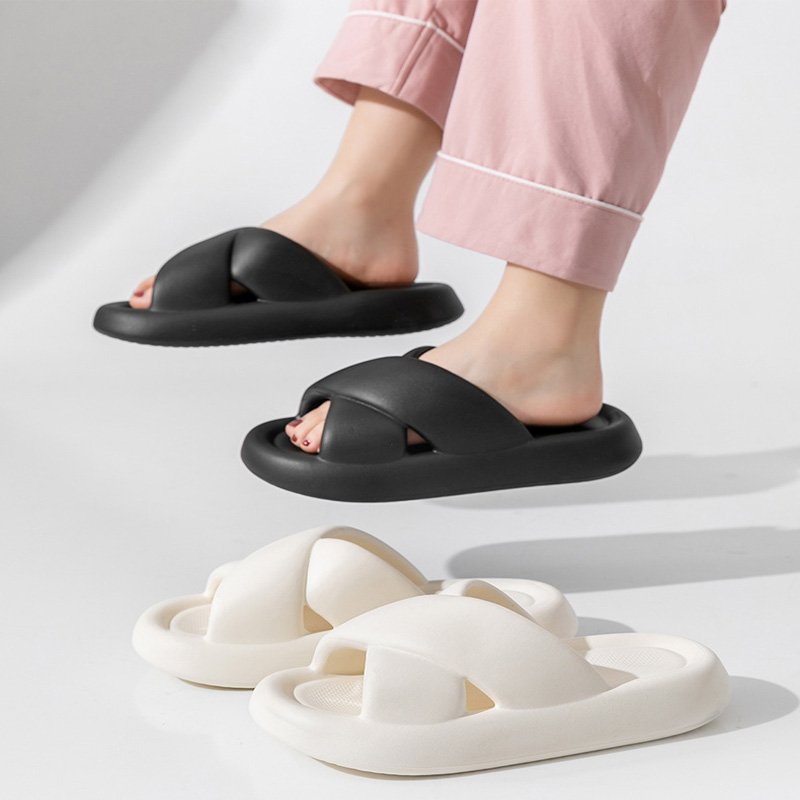 Anti-slip Slide Slippers Flat Slippers Women Ladies for Men Non-slip Hole Outdoor House Bedroom Indoor Slippers