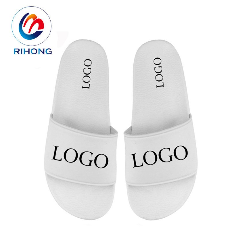 best selling comfortable summer beach indoor sandal embossed custom logo for women slides slippers 2024