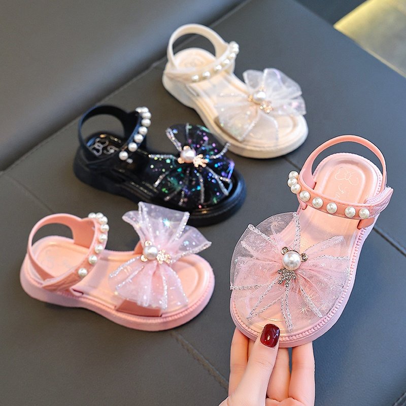 Footwear wholesale PVC Children sandal Summer girls Slides slipper kidsBeach Sandals Shoes
