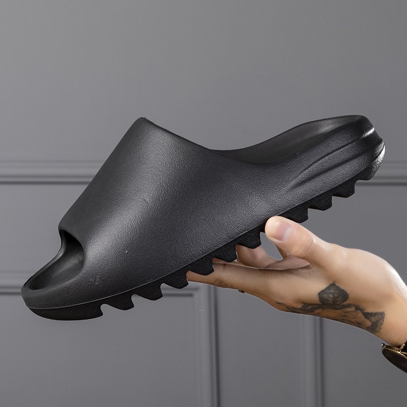 AD YEE Latest Design Pure Color Outdoor Sandals Low MOQ High Quality Custom Men Slides Slippers Comfortable shoes slippers