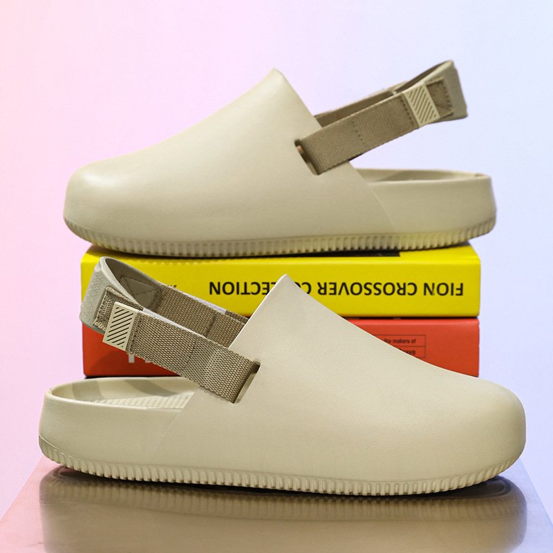 2024 Summer Trendy Waterproof Men Anti Slip Slides Slippers Comfortable Color EVA Rain Clogs Shoes Men's Sandals