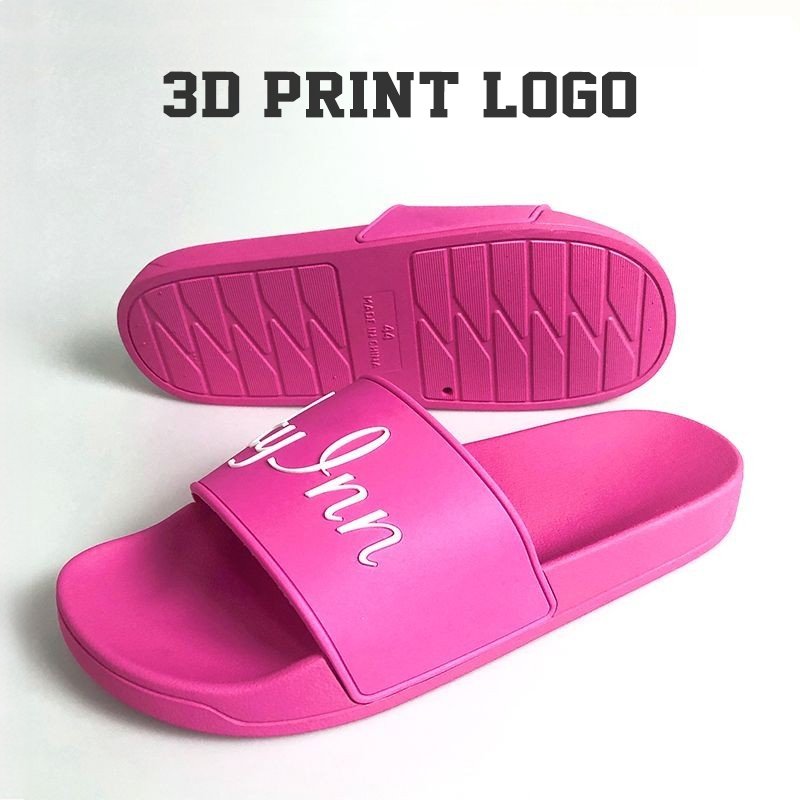 Wholesale Hotel Indoor Home Custom Pvc Womens Blank Slipper Slide Footwear Sandals Custom Logo Slippers For Women and Ladies