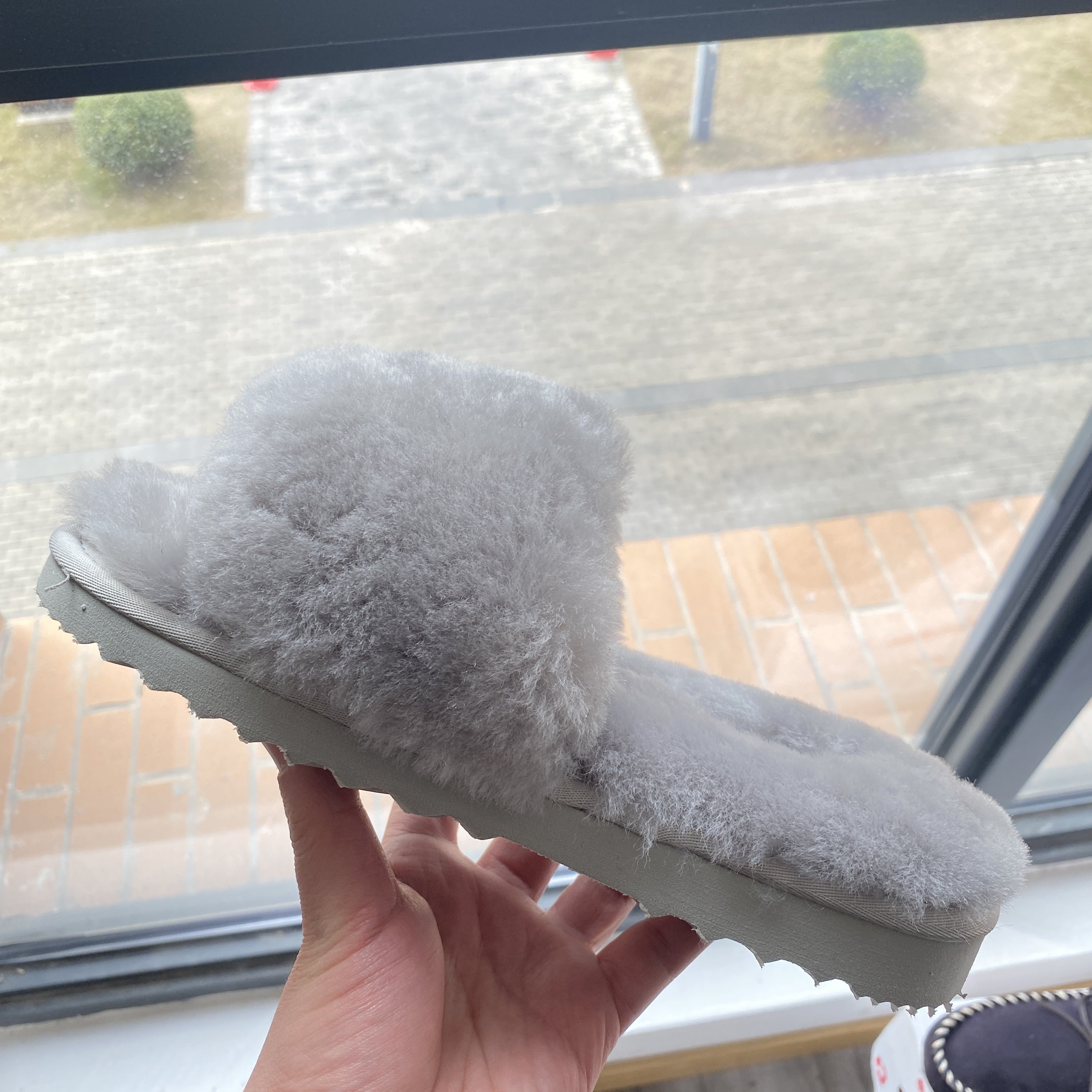 Colorful Wool Lady Home Slippers Natural Sheepskin Fur Slippers Fashion Female Winter Slides Women Warm Indoor slippers Soft