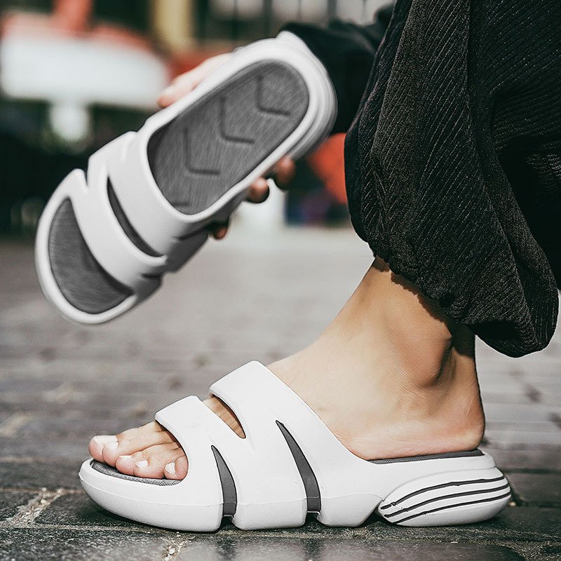 FENGFAN 2024 New Customize Rubber Slippers With Your Logo Best Slippers For Men Flip Flop Slides Slipper Manufacturer