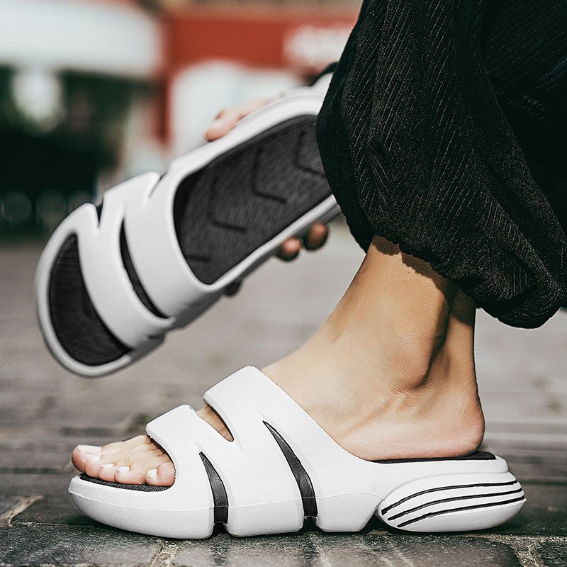 FENGFAN 2024 New Customize Rubber Slippers With Your Logo Best Slippers For Men Flip Flop Slides Slipper Manufacturer