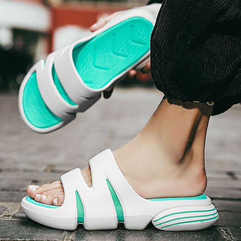 FENGFAN 2024 New Customize Rubber Slippers With Your Logo Best Slippers For Men Flip Flop Slides Slipper Manufacturer
