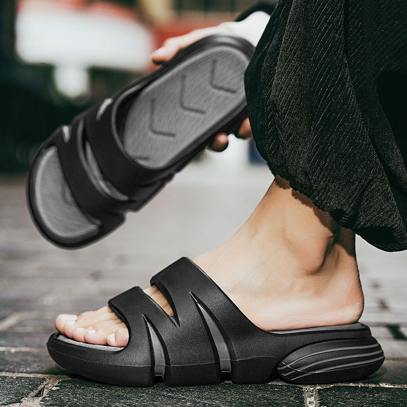 FENGFAN 2024 New Customize Rubber Slippers With Your Logo Best Slippers For Men Flip Flop Slides Slipper Manufacturer