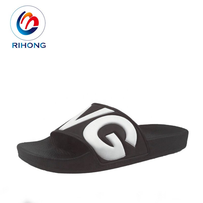 cheap price small moq outdoor fashion pvc sport sandal custom logo high quality suppliers men slides slippers