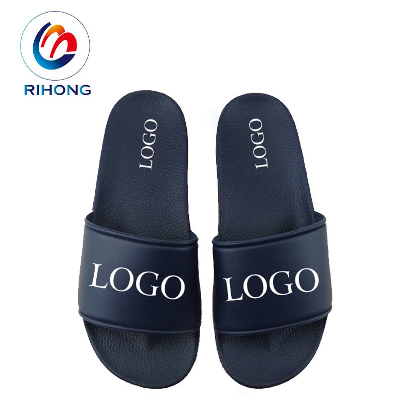 cheap price small moq outdoor fashion pvc sport sandal custom logo high quality suppliers men slides slippers