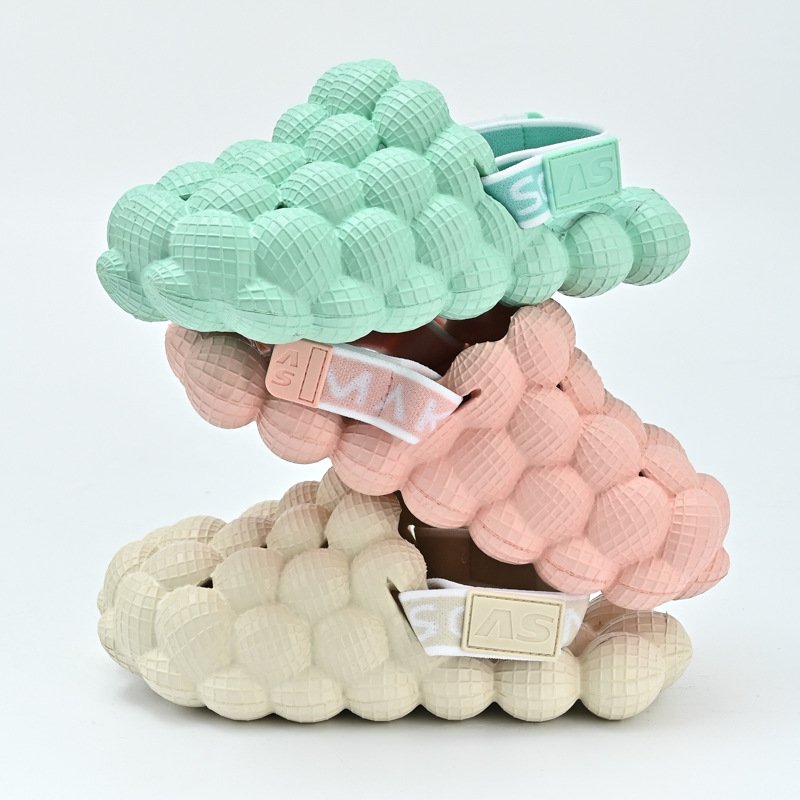 2023 Wholesale EVA Foam Outdoor Summer Beach Casual Toddler Kids Men Women Home Slippers Bubble Slides For Women