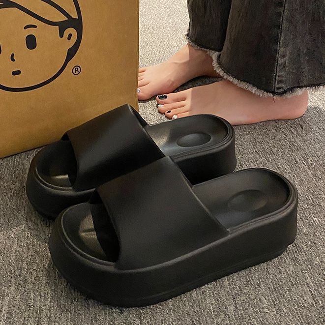 New Summer Beach Sandals Slides Slippers for Women Thick Sole Fashion EVA Casual Outdoor Shoes