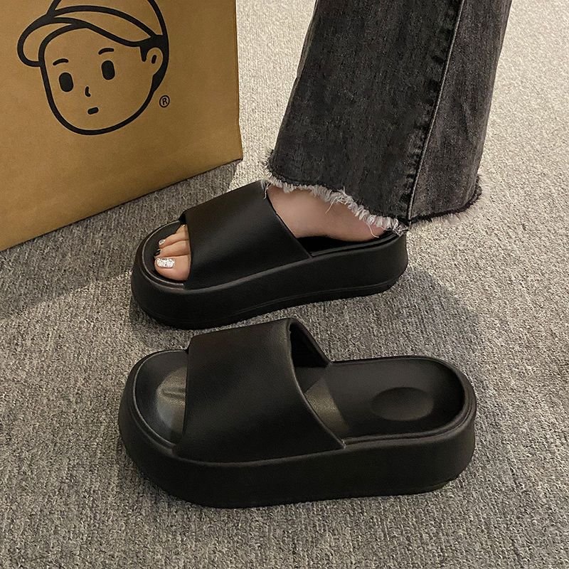 New Summer Beach Sandals Slides Slippers for Women Thick Sole Fashion EVA Casual Outdoor Shoes