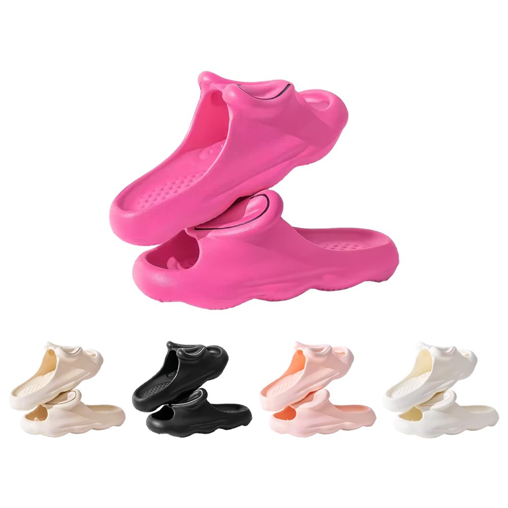 Women Soft Sole Cute Bunny Slipper Summer Beach Thick Platform Slide Slipper Women Eva Slide for Home Sandal Woman