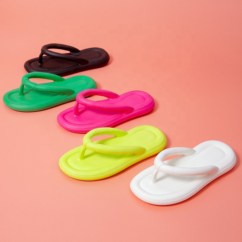 Summer Beach Casual Shoes Soft Bottom Flat Flip-Flops Sandals Fashion Slides Slippers For Women