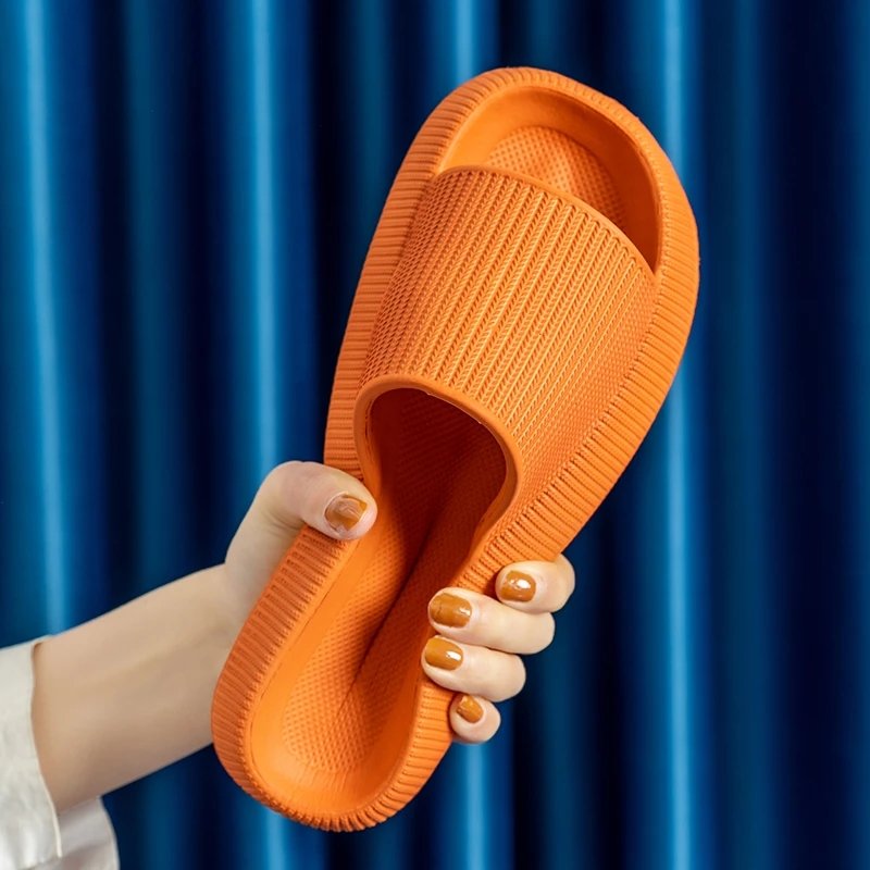 Women's Men's Anti-slip Slides Indoor Slippers Summers Thick Platform Sandals
