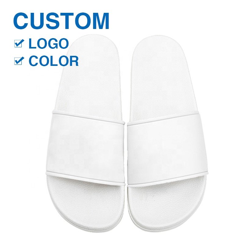 Flat mens and womens PVC and Outdoor Slippers Slides Sandals Open Toe Waterproof Hot Selling Mens Fashion Summer