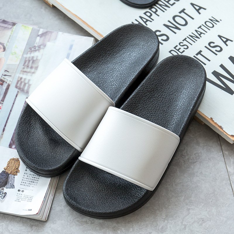 New Summer Brand Customized Print PVC Slide Slipper Men's Slides Custom Logo Women's Slippers