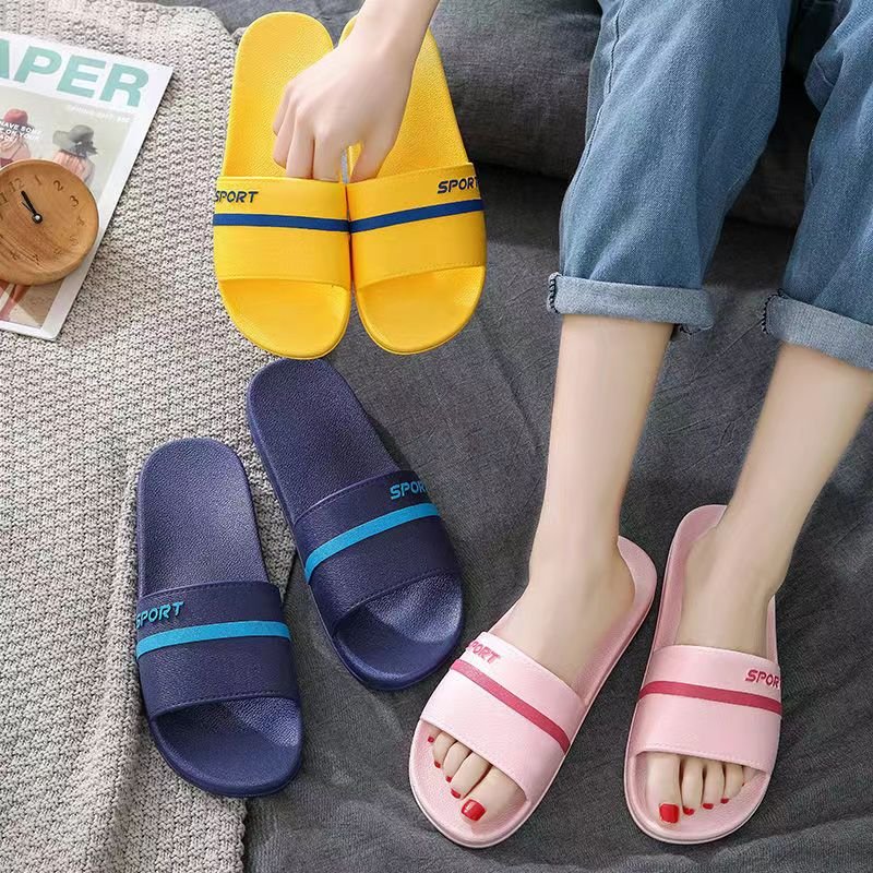 Men's Essential Slide Slippers Anti-Slip striped and EVA Upper Slipper Platform for Beach and Indoor Use for Summer Slipper