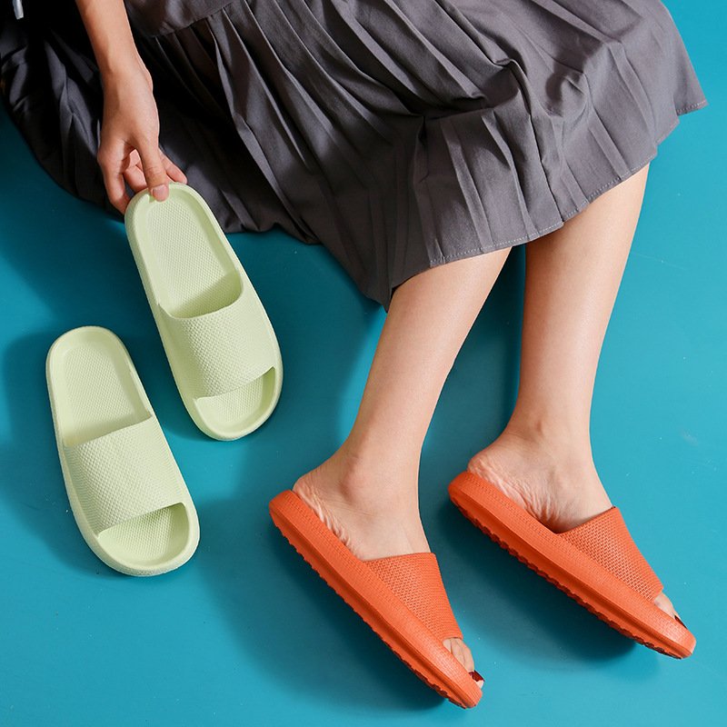 Soft Bottoming Thick Soled Shoes Slippers Men Sandals Household EVA New Styles Summer Female for Women 2023 Cross-border 4CM V2