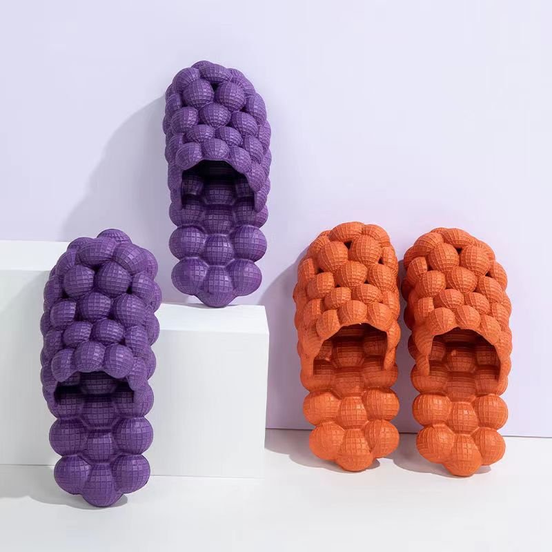 Wholesale EVA Foam Outdoor Summer Beach Casual Men Women Kids Home Slippers Bubble Slides For Women Men
