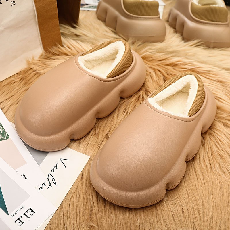 Custom logo fur men and women green luxury winter warm house sandals cozy sports casual home unisex plush furry Slippers slides