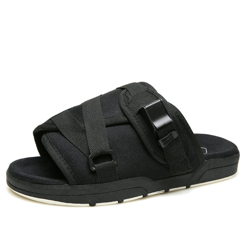 New Unisex Women Outdoor Slippers Slide Sandals Beach Soft Sole Flat Shoes Sandals Homme Men Slippers 2023
